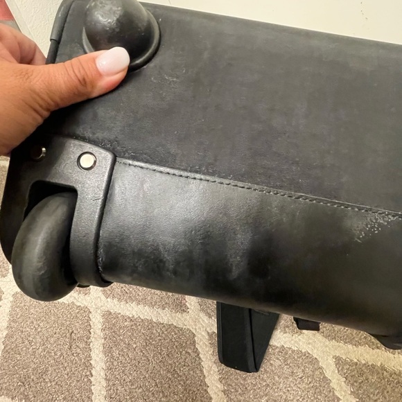 Kipling Sanaa Rolling Backpack Retractable Handle Black Monkey Keychain - Picture 8 of 12